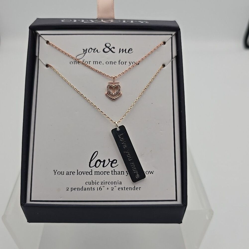 New 2-piece Necklaces | Inspiring Jewelry & Gifts In Box Birthday Christmas